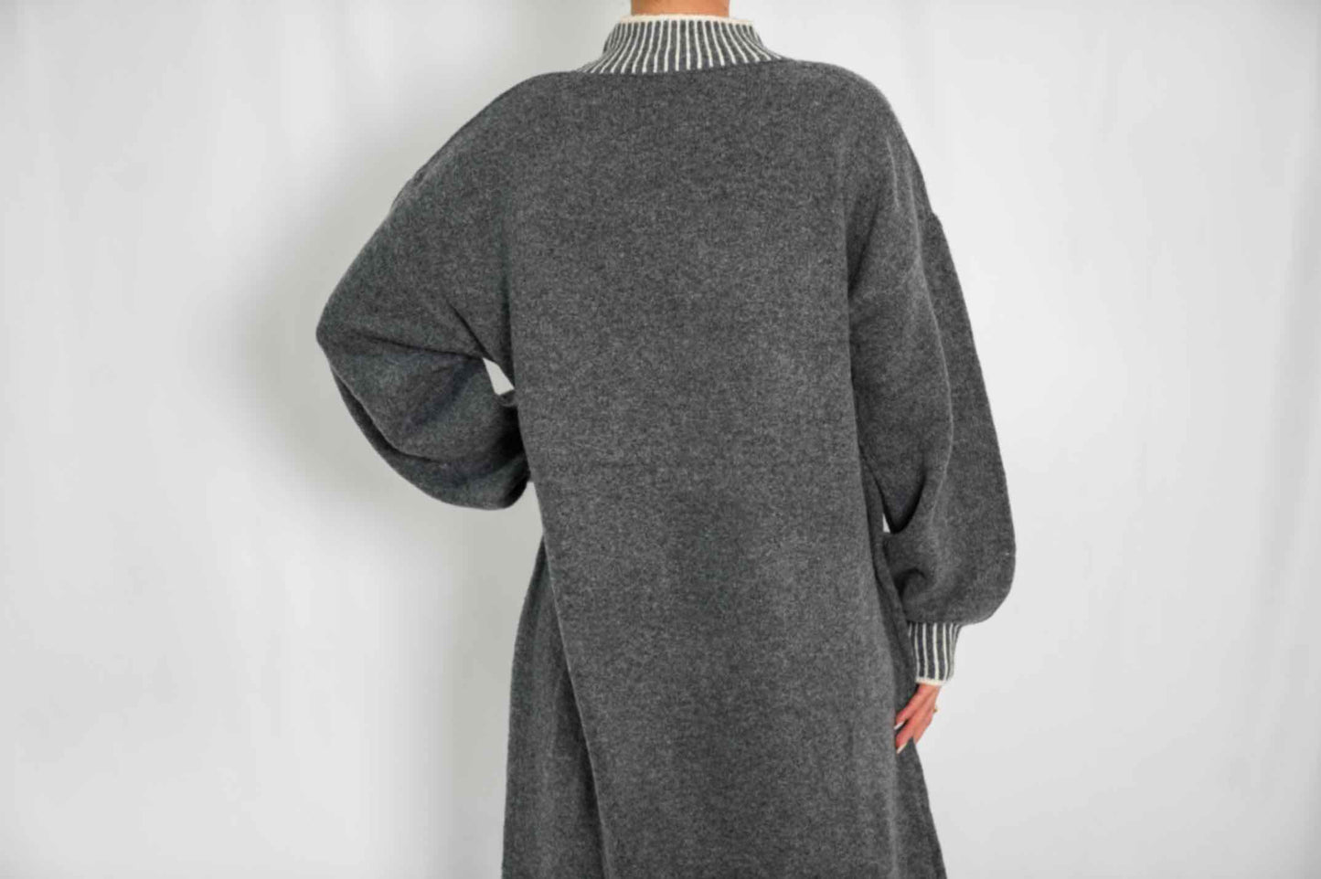 Pullover One Size Grau