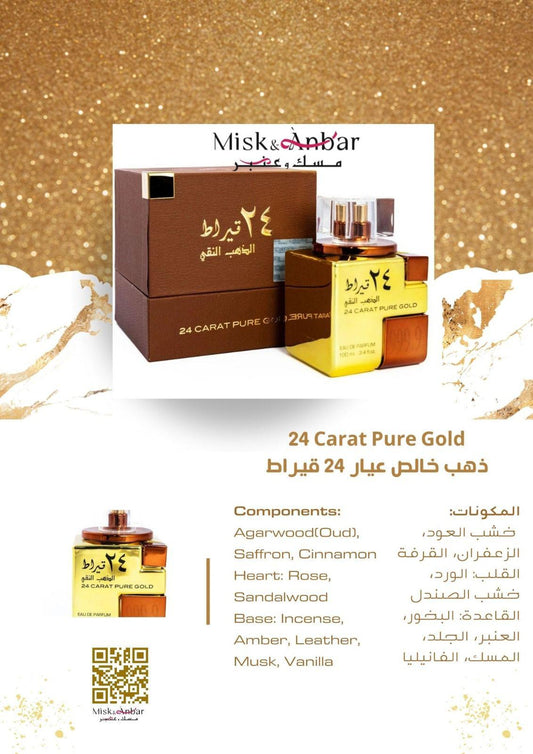 24 Carat Pure Gold Eau de Parfum 100 ml