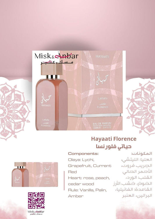 100 ML Hayaati Florence Spray von Lattafa Perfumes