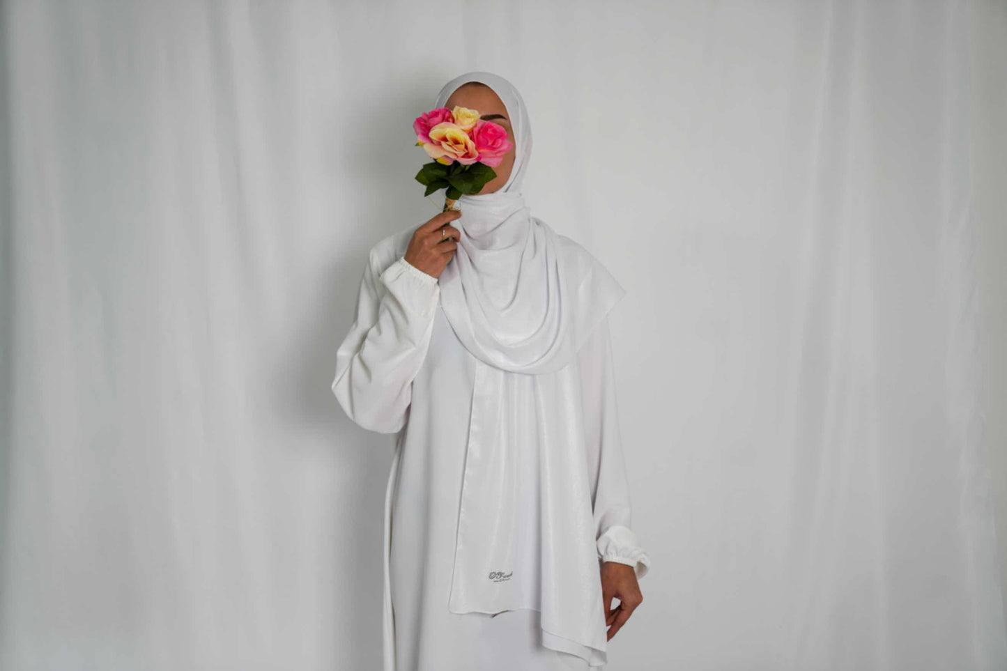 Abaya One Size Weiß