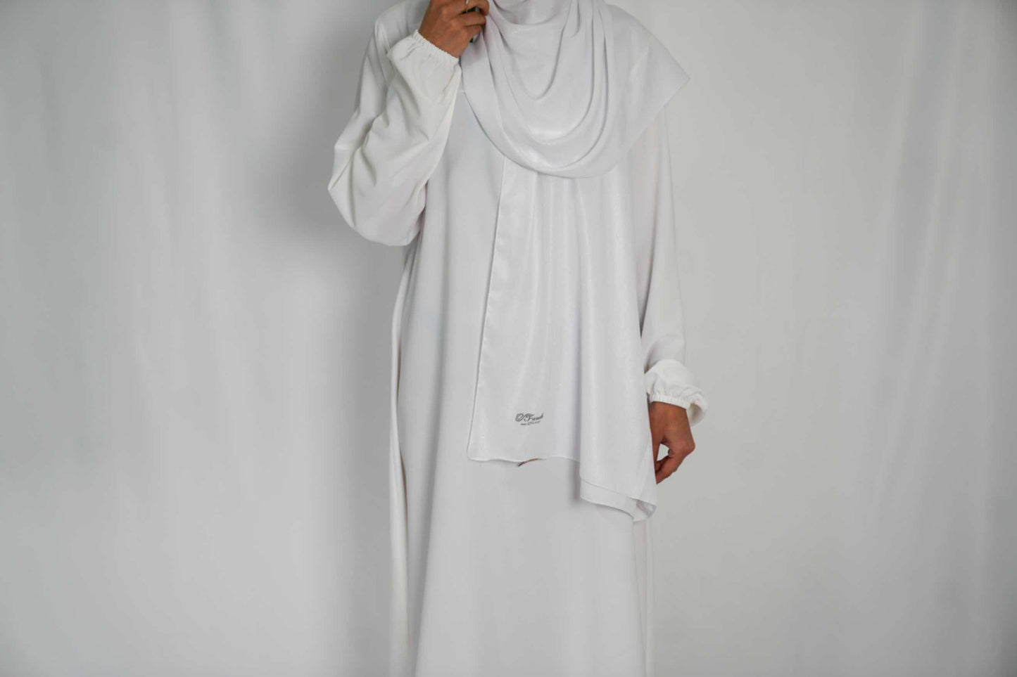Abaya One Size Weiß