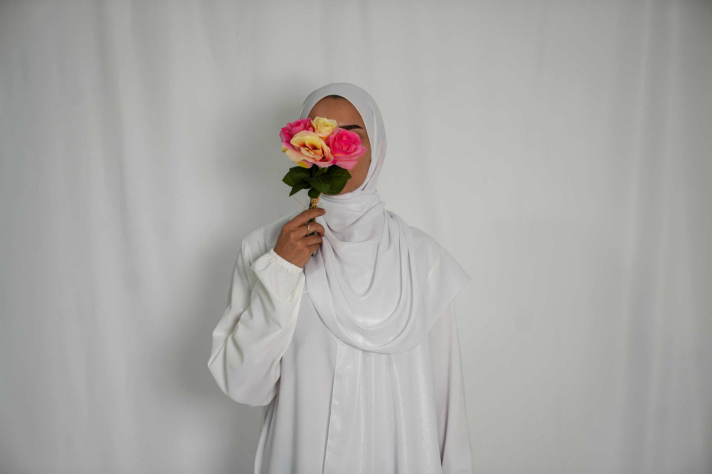 Abaya One Size Weiß