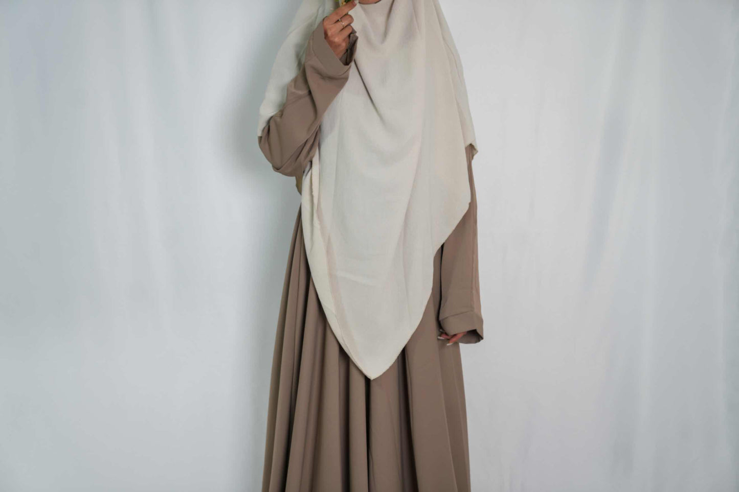 Abaya One Size Beige