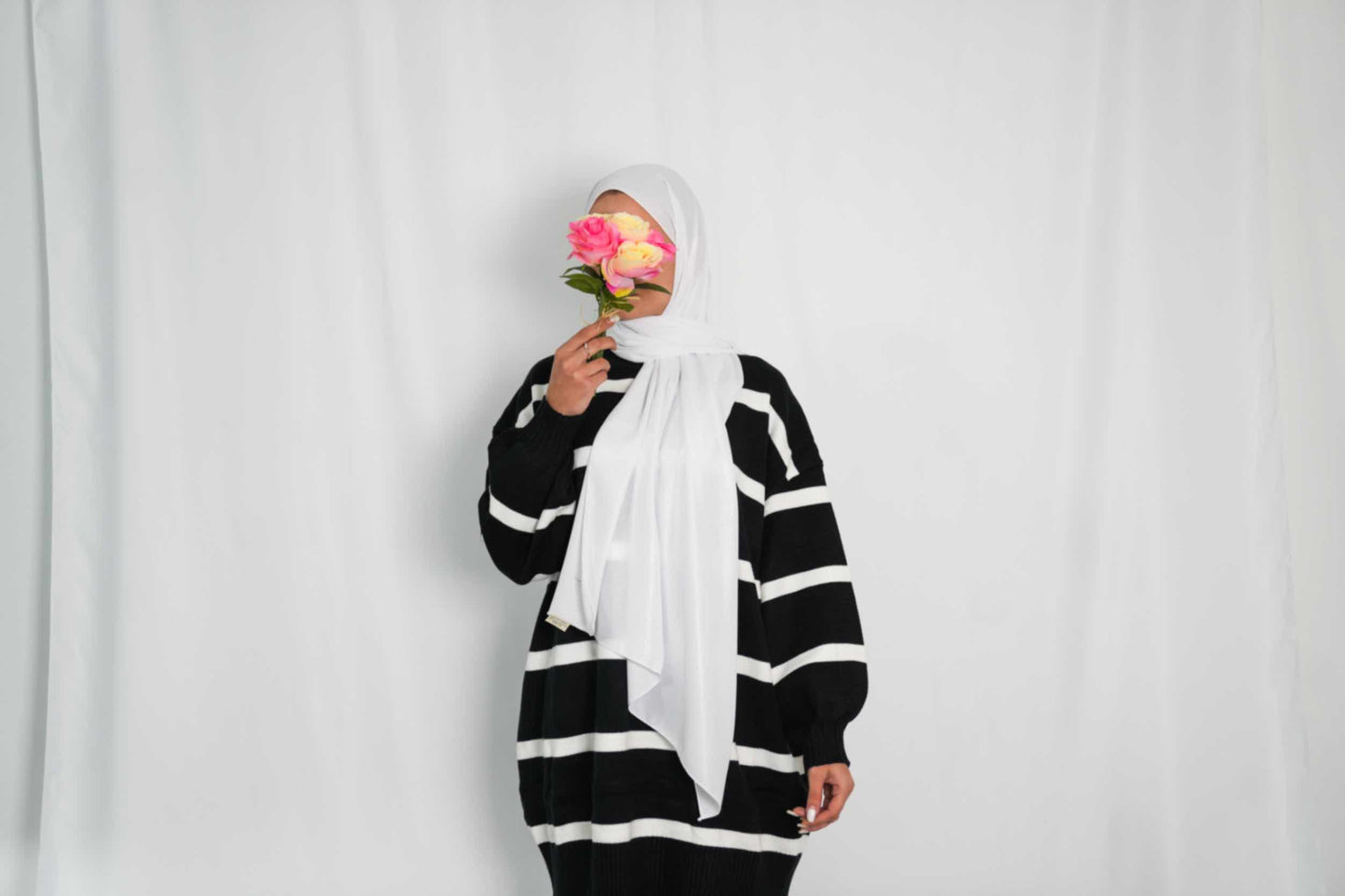 Kopftuch & Oversize Pullover