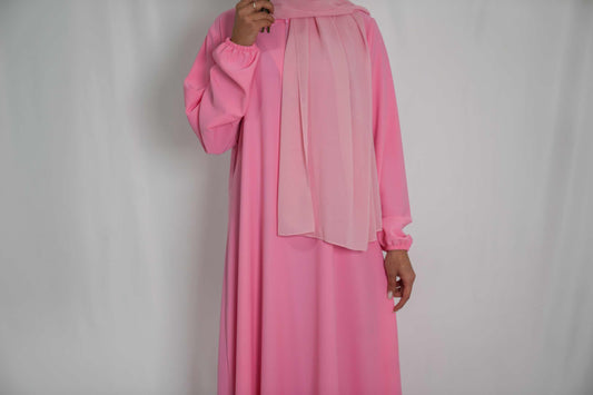 Abaya One Size Pink