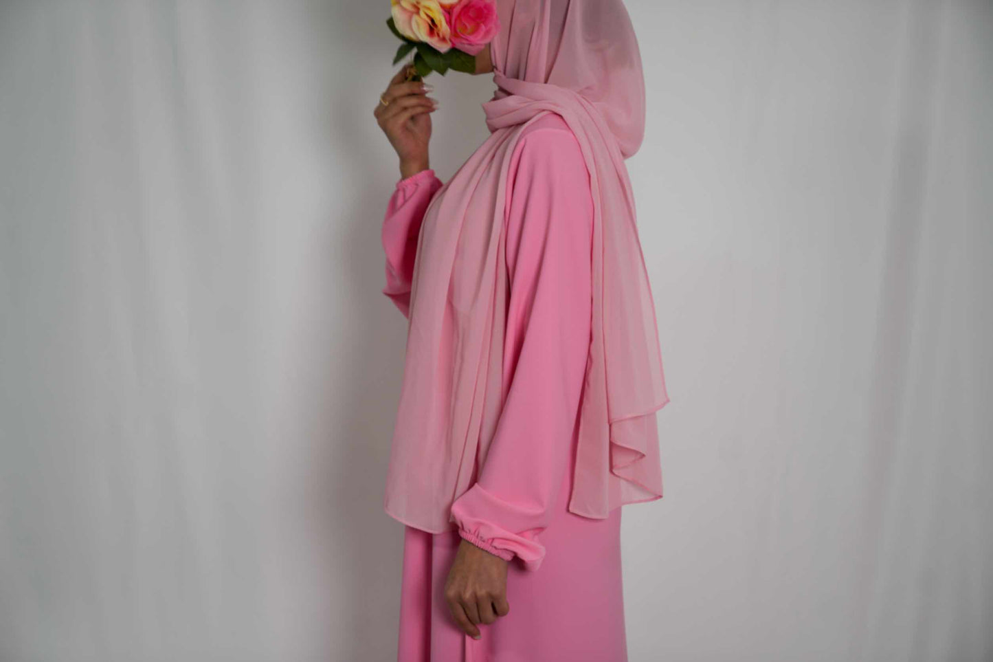 Abaya One Size Pink