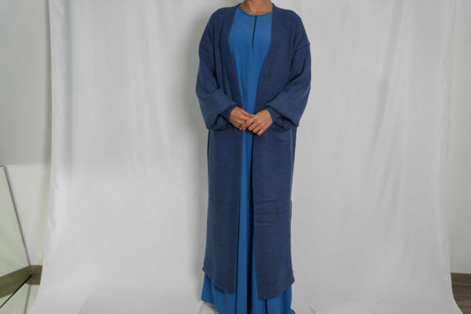 Cardigan One Size Blau