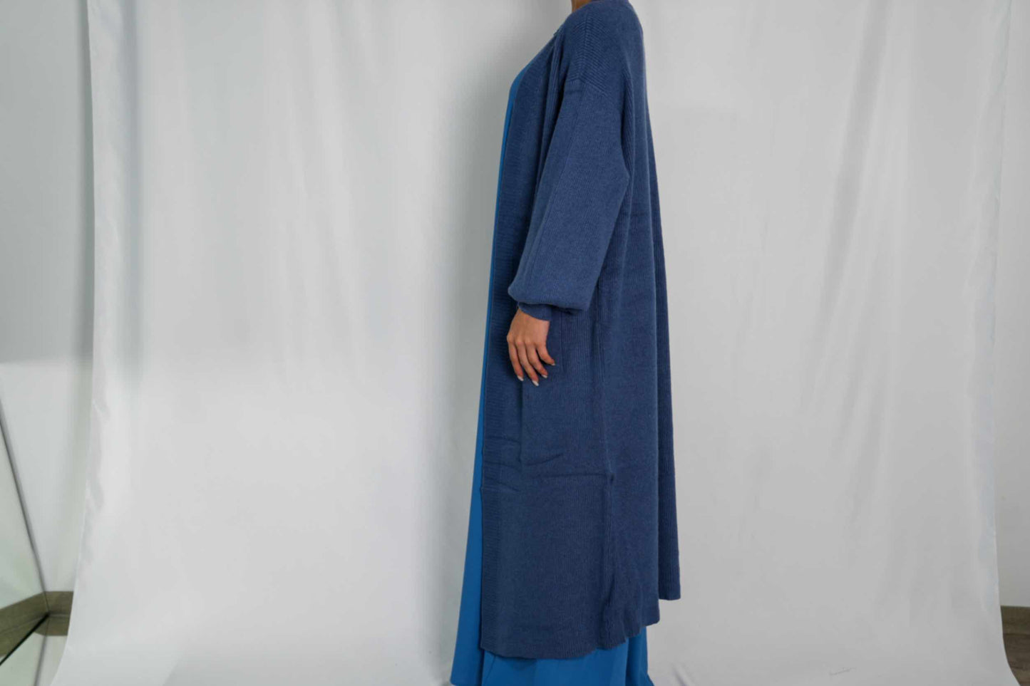 Cardigan One Size Blau