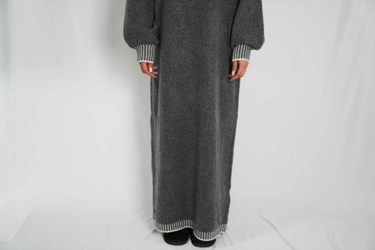 Pullover One Size Grau