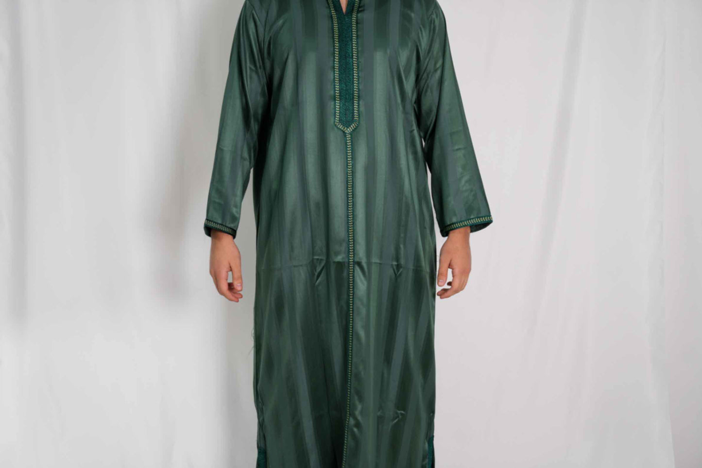 Herrenkleidung Qamis One Size Smaragd Grün