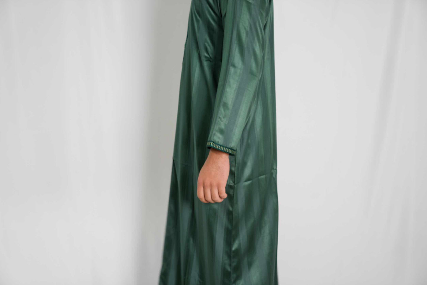 Herrenkleidung Qamis One Size Smaragd Grün